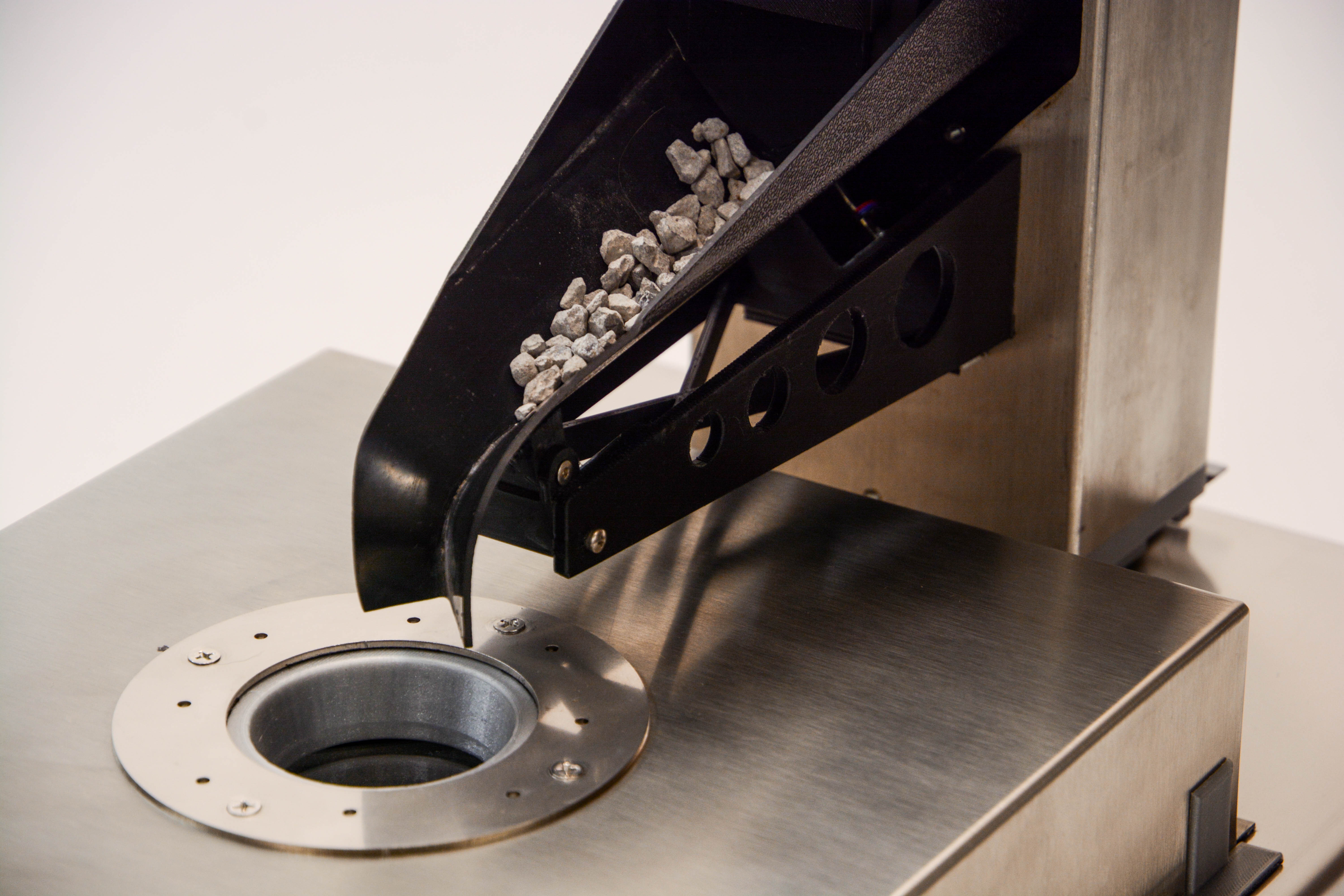 AWK 3D - moduł dozujący rynna pomiar wielkości i kształtu, pomiar granulacji, kruszywa, nawozu