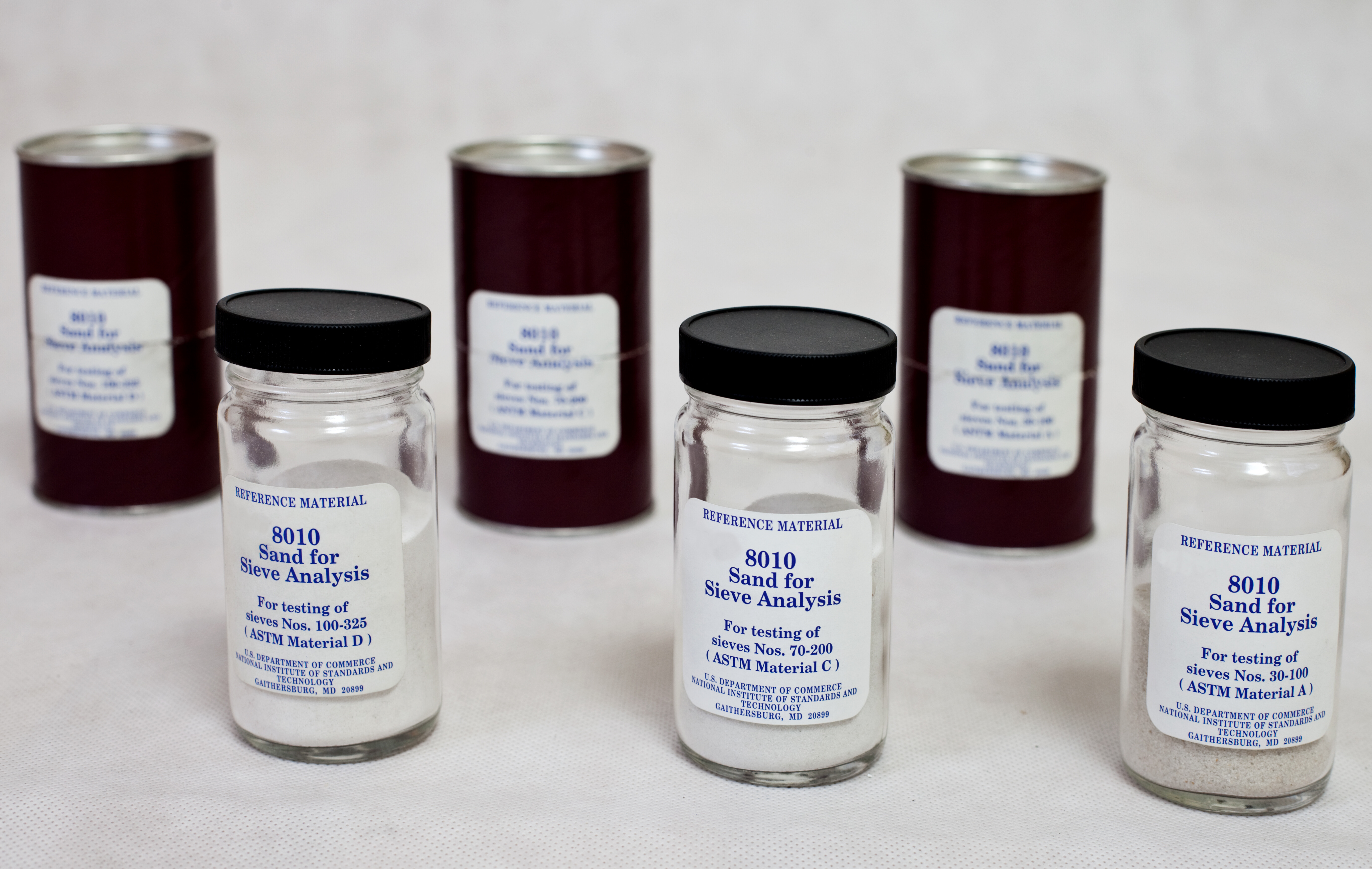 Wzorce ASTM - analiza sitowa Wzorce ASTM, granulacja, sita